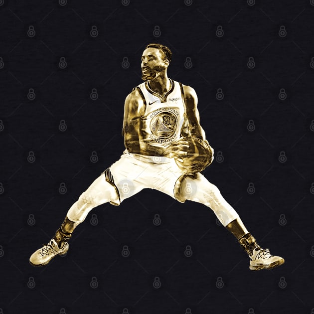stephen curry gold by Legendary